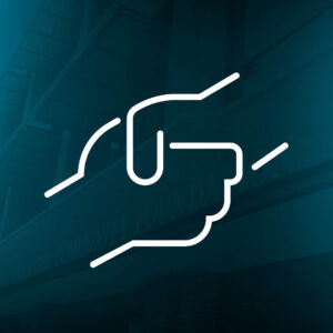 outline of hands shaking