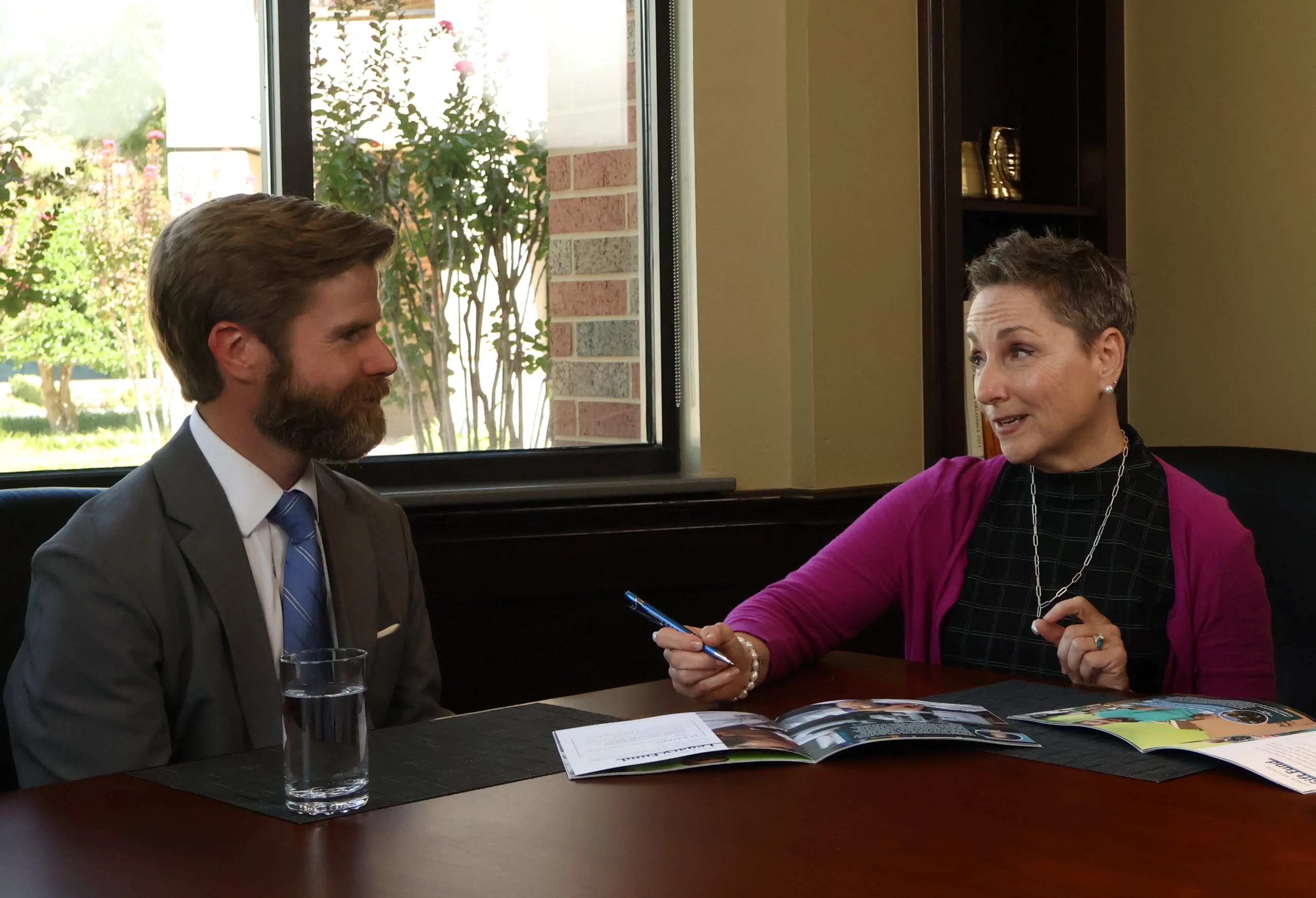 OCCF's Julie Dais with advisors at 2025 advisor seminar.