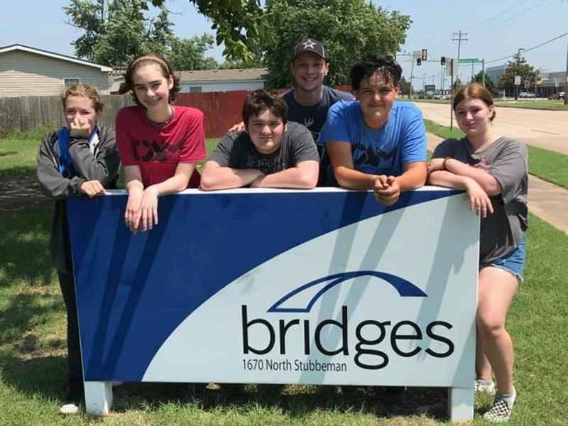Students participating in a program at Bridges, a partner in the OCCF endowment program.