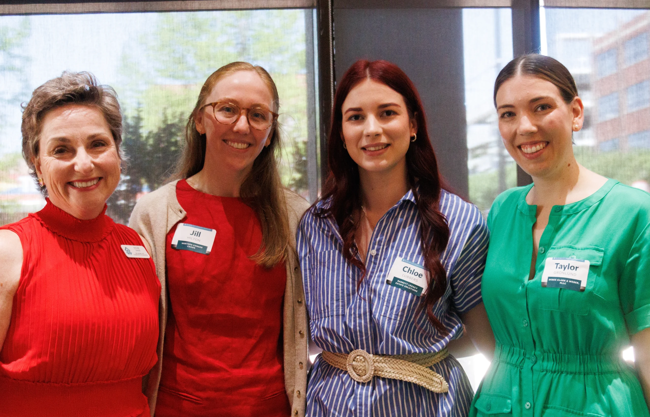 OCCF's Julie Dais with advisors at 2025 advisor seminar.